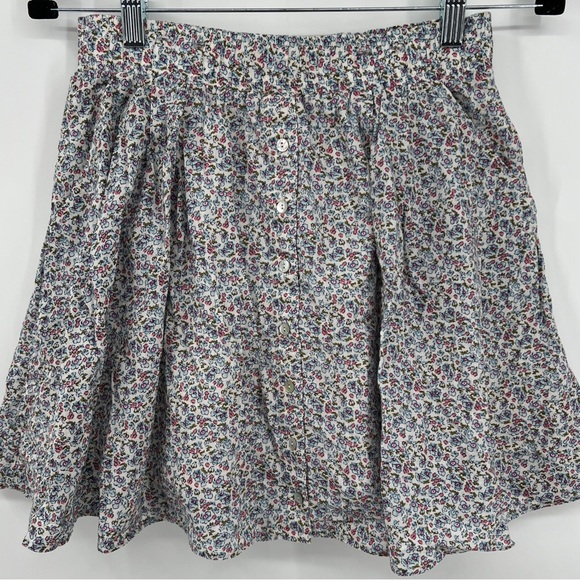 Forever 21 Dresses & Skirts - Shabby Chic Medium Floral Flowy Lined Cotton Mini Casual Comfy Stretch Skirt
